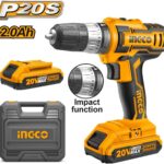Ingco 20V Cordless Drill with Hammer function