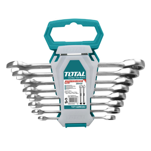 Ratchet-spanner.jpg 8Pcs combination spanner set - Image 1