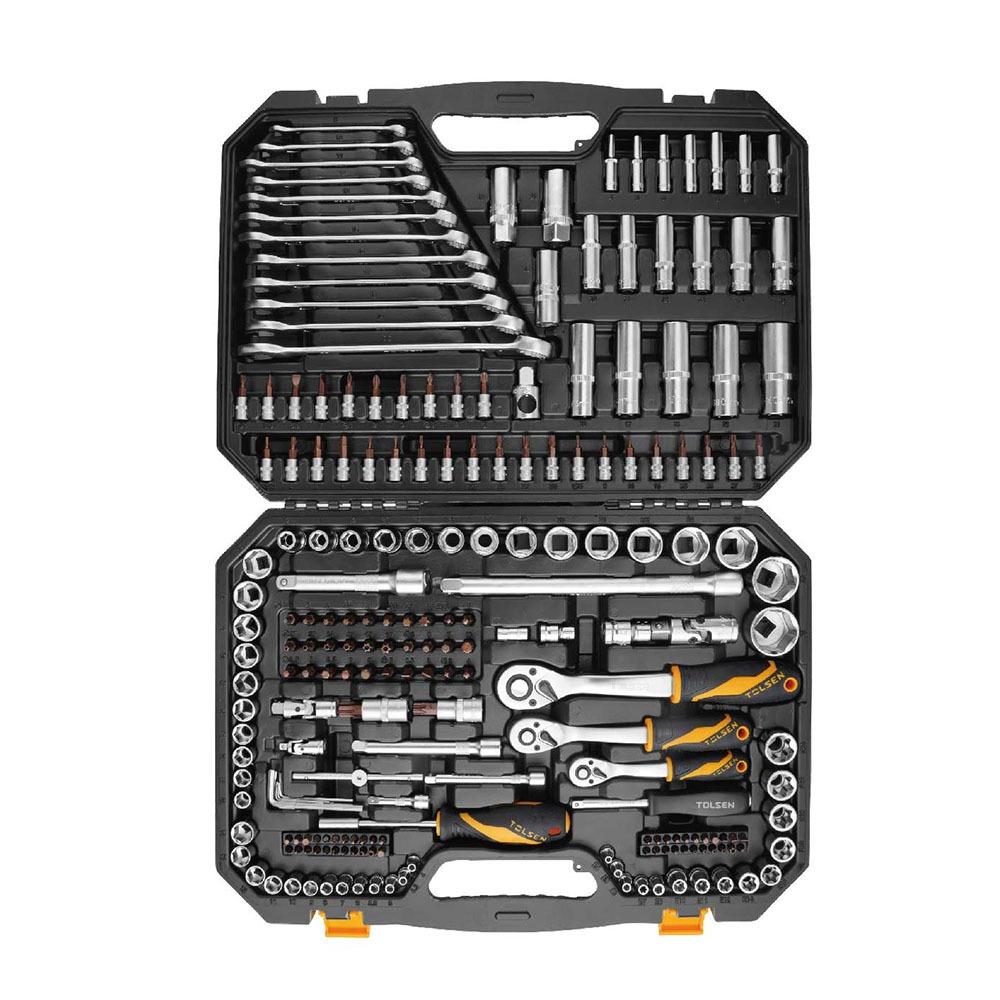 tolsen-professional-216-pcs-box-case-comb_main-1_1024x1024.jpg TOLSEN Professional 216Pcs Box Case Combo Package Wrench Socket Tool Sets - Image 1