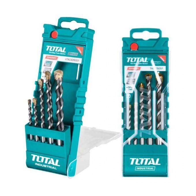 1-1-6.jpg Total Masonry drill bits set 5pcs - Image 1