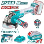 Total Cordless angle grinder 20v 900W - Image 2