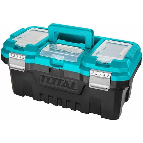 1-10-8.jpg Total 20" Plastic tool box - Image 1