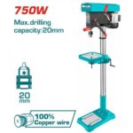 Total Drill press 750W 20mm - Image 2