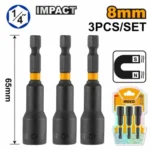 Ingco 3 Pcs impact magnetic nut set - Image 2