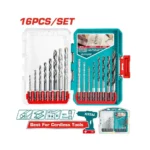 Total 16 Pcs metal, masonry and wood drill bits set - Image 3