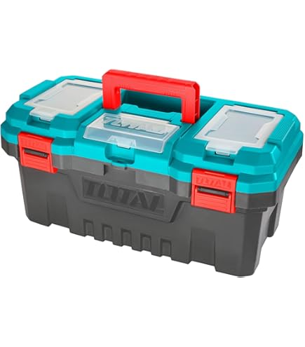 71Um0Rz-VfL._AC_UL495_SR435495_.jpg Total 17" Plastic tool box - Image 1