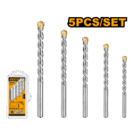 Ingco 5 Pcs masonry drill bits set - Image 3