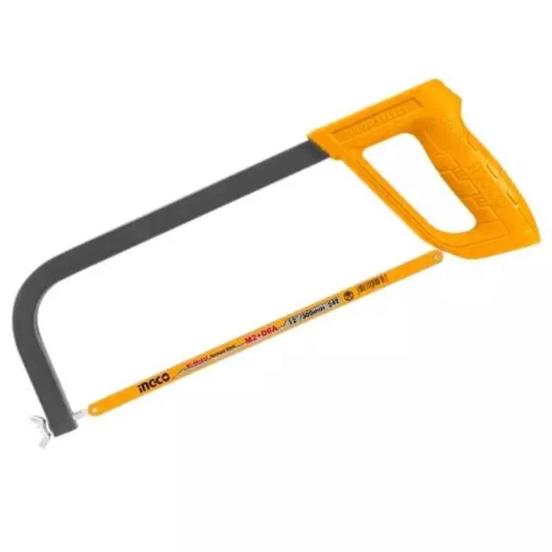 HACKSAW-FRAME-12_-INGCO-HHFS3058.webp Ingco Hacksaw frame Size: 300mm/12" - Image 1