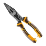 Ingco Compound action long nose pliers Size: 8.5"/215mm