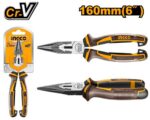 Ingco Long nose pliers Size:6"/160mm - Image 3