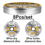 Ingco Diamond discs set(8 Pcs/set) - Image 3