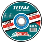Total Abrasive metal grinding disc 180mm(7")X6.0mm(