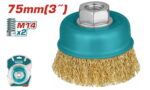 Total Wire cup brush Dia: 75mm, 3" - Image 3