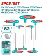 Total 8 Pcs T-handle hex wrench set-2 Sets - Image 3