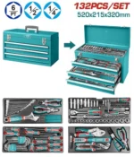 Total132 Pcs tools chest set - Image 3