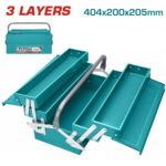 Total Tool box Size:404*200*205mm 3 Layers - Image 2