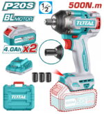 Total Cordless impact wrench 500Nm 20v - Image 2
