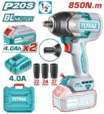 Total Cordless impact wrench 850Nm 20v - Image 4