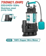Total Sewage submersible pump 750W(1.0HP) Max.head:13m - Image 3