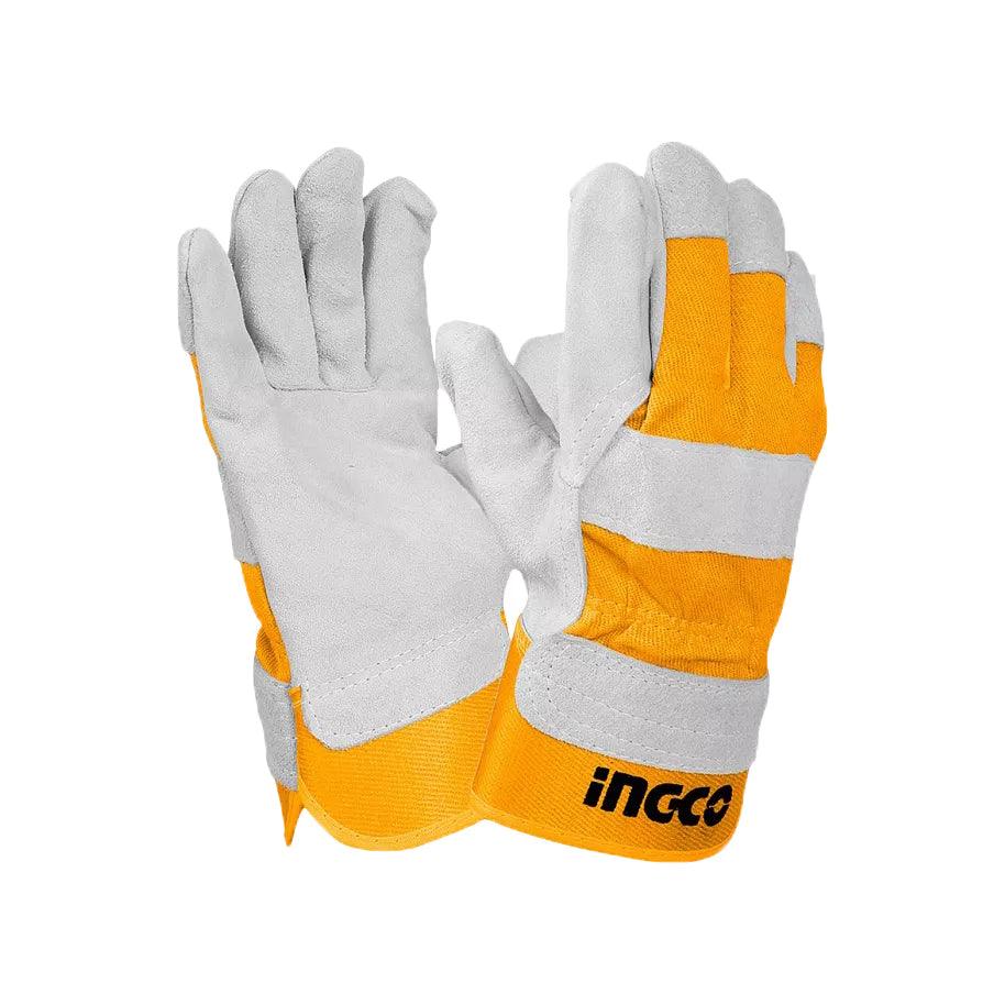 hgvc01-1.jpg Ingco Leather gloves Size:10.5" - Image 1