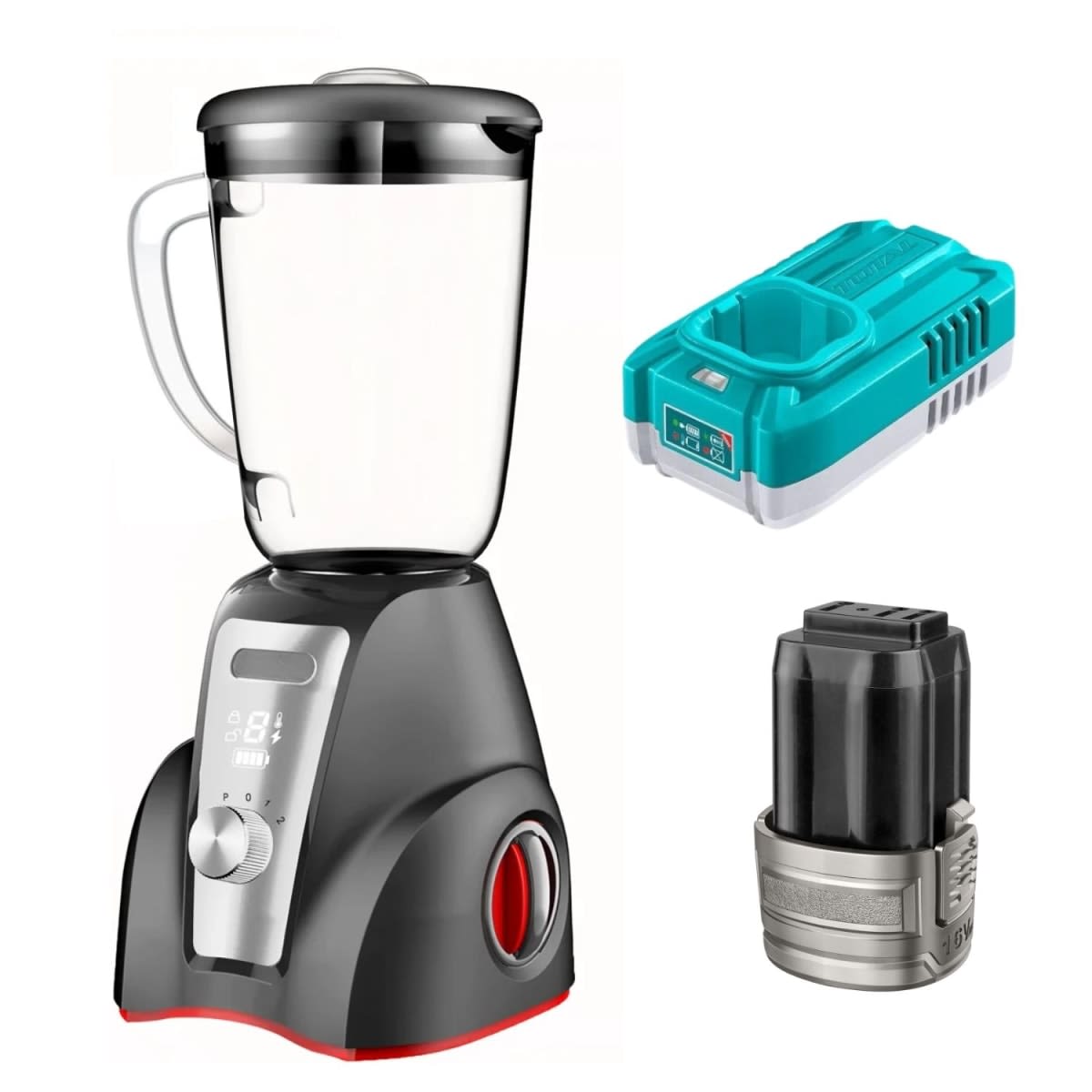 x-tjb052k0581-17019.jpg Total Cordless stand blender Capacity: 1.5L 16v - Image 1